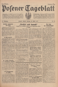 Posener Tageblatt. Jg.76, Nr. 98 (30 April 1937) + dod.