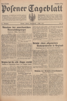 Posener Tageblatt. Jg.76, Nr. 99 (1 Mai 1937) + dod.