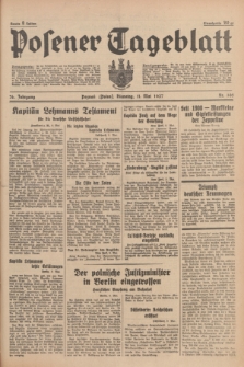 Posener Tageblatt. Jg.76, Nr. 105 (11 Mai 1937) + dod.