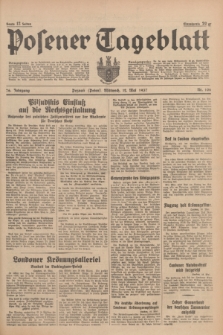 Posener Tageblatt. Jg.76, Nr. 106 (12 Mai 1937) + dod.