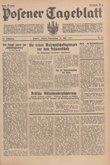 Posener Tageblatt. Jg.76, Nr. 118 (27 Mai 1937) + dod.