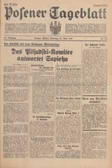 Posener Tageblatt. Jg.76, Nr. 144 (27 Juni 1937) + dod.