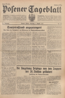 Posener Tageblatt. Jg.76, Nr. 173 (1 August 1937) + dod.