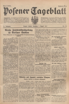 Posener Tageblatt. Jg.76, Nr. 174 (3 August 1937) + dod.