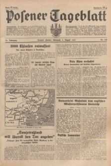 Posener Tageblatt. Jg.76, Nr. 175 (4 August 1937) + dod.