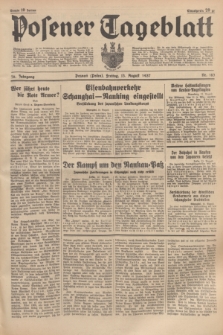 Posener Tageblatt. Jg.76, Nr. 183 (13 August 1937) + dod.