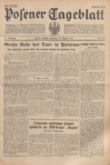 Posener Tageblatt. Jg.76, Nr. 191 (22 August 1937) + dod.