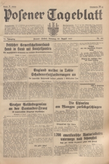 Posener Tageblatt. Jg.76, Nr. 192 (24 August 1937) + dod.