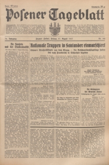 Posener Tageblatt. Jg.76, Nr. 195 (27 August 1937) + dod.