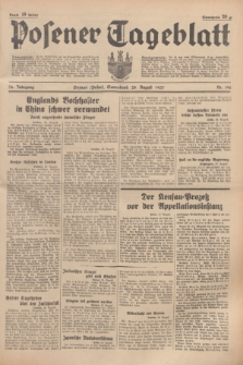 Posener Tageblatt. Jg.76, Nr. 196 (28 August 1937) + dod.