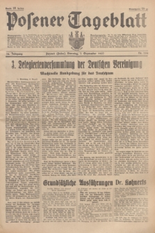 Posener Tageblatt. Jg.76, Nr. 204 (7 September 1937) + dod.