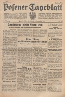 Posener Tageblatt. Jg.76, Nr. 208 (11 September 1937) + dod.