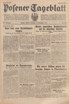 Posener Tageblatt. Jg.76, Nr. 210 (14 September 1937) + dod.