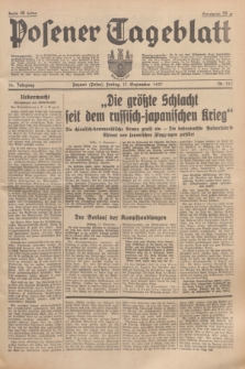 Posener Tageblatt. Jg.76, Nr. 213 (17 September 1937) + dod.