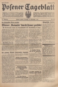 Posener Tageblatt. Jg.76, Nr. 215 (19 September 1937) + dod.