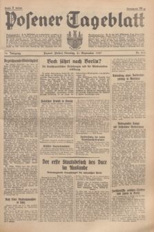 Posener Tageblatt. Jg.76, Nr. 216 (21 September 1937) + dod.