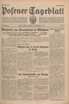 Posener Tageblatt. Jg.76, Nr. 219 (24 September 1937) + dod.