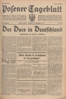 Posener Tageblatt. Jg.76, Nr. 221 (26 September 1937) + dod.