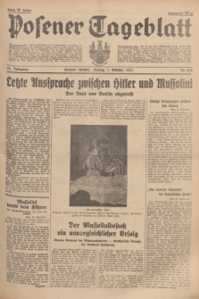 Posener Tageblatt. Jg.76, Nr. 225 (1 Oktober 1937) + dod.