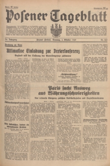 Posener Tageblatt. Jg.76, Nr. 227 (3 Oktober 1937) + dod.