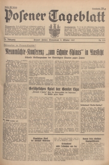 Posener Tageblatt. Jg.76, Nr. 232 (9 Oktober 1937) + dod.