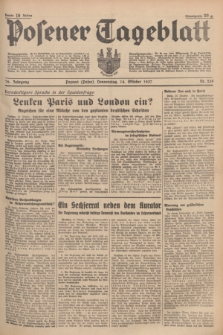 Posener Tageblatt. Jg.76, Nr. 236 (14 Oktober 1937) + dod.