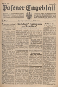 Posener Tageblatt. Jg.76, Nr. 239 (17 Oktober 1937) + dod.