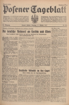 Posener Tageblatt. Jg.76, Nr. 240 (19 Oktober 1937) + dod.