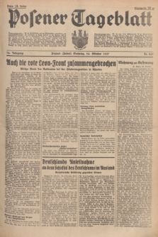 Posener Tageblatt. Jg.76, Nr. 245 (24 Oktober 1937) + dod.