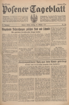 Posener Tageblatt. Jg.76, Nr. 249 (29 Oktober 1937) + dod.