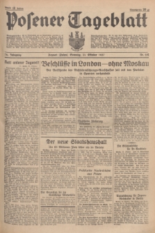 Posener Tageblatt. Jg.76, Nr. 251 (31 Oktober 1937) + dod.