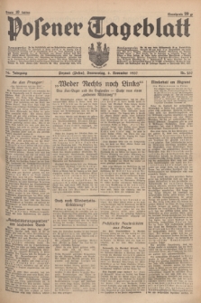 Posener Tageblatt. Jg.76, Nr. 253 (4 November 1937) + dod.