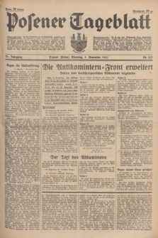 Posener Tageblatt. Jg.76, Nr. 257 (9 November 1937) + dod.