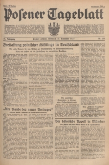 Posener Tageblatt. Jg.76, Nr. 258 (10 November 1937) + dod.