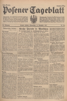 Posener Tageblatt. Jg.76, Nr. 260 (13 November 1937) + dod.
