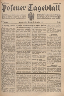 Posener Tageblatt. Jg.76, Nr. 261 (14 November 1937) + dod.