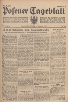 Posener Tageblatt. Jg.76, Nr. 262 (16 November 1937) + dod.