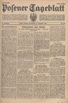 Posener Tageblatt. Jg.76, Nr. 264 (18 November 1937) + dod.