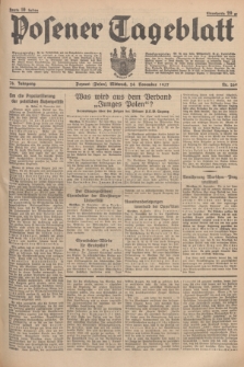 Posener Tageblatt. Jg.76, Nr. 269 (24 November 1937) + dod.