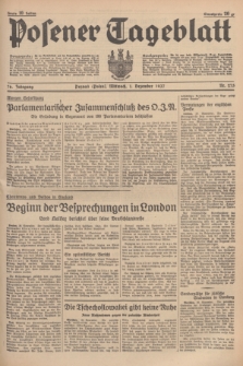 Posener Tageblatt. Jg.76, Nr. 275 (1 Dezember 1937) + dod.