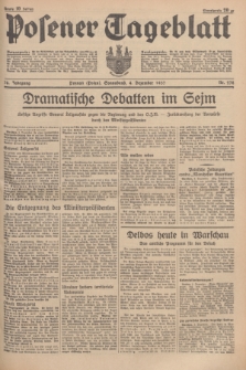 Posener Tageblatt. Jg.76, Nr. 278 (4 Dezember 1937) + dod.