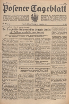 Posener Tageblatt. Jg.76, Nr. 279 (5 Dezember 1937) + dod.
