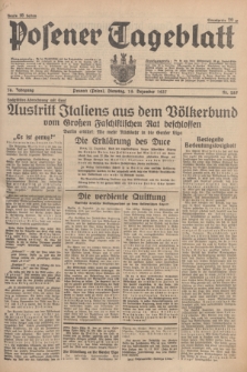 Posener Tageblatt. Jg.76, Nr. 285 (14 Dezember 1937) + dod.