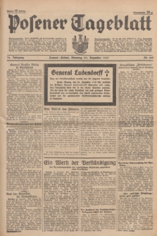 Posener Tageblatt. Jg.76, Nr. 291 (21 Dezember 1937) + dod.
