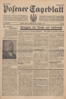 Posener Tageblatt. Jg.76, Nr. 292 (22 Dezember 1937) + dod.