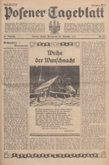 Posener Tageblatt. Jg.76, Nr. 295 (25 Dezember 1937) + dod.