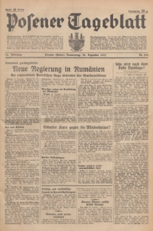 Posener Tageblatt. Jg.76, Nr. 298 (30 Dezember 1937) + dod.