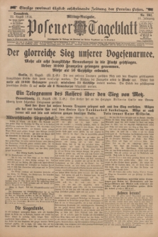 Posener Tageblatt. Jg.53, Nr. 392 (22 August 1914)