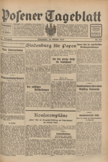Posener Tageblatt. Jg.71, Nr. 249 (29 Oktober 1932) + dod.