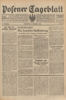 Posener Tageblatt. Jg.71, Nr. 264 (17 November 1932) + dod.